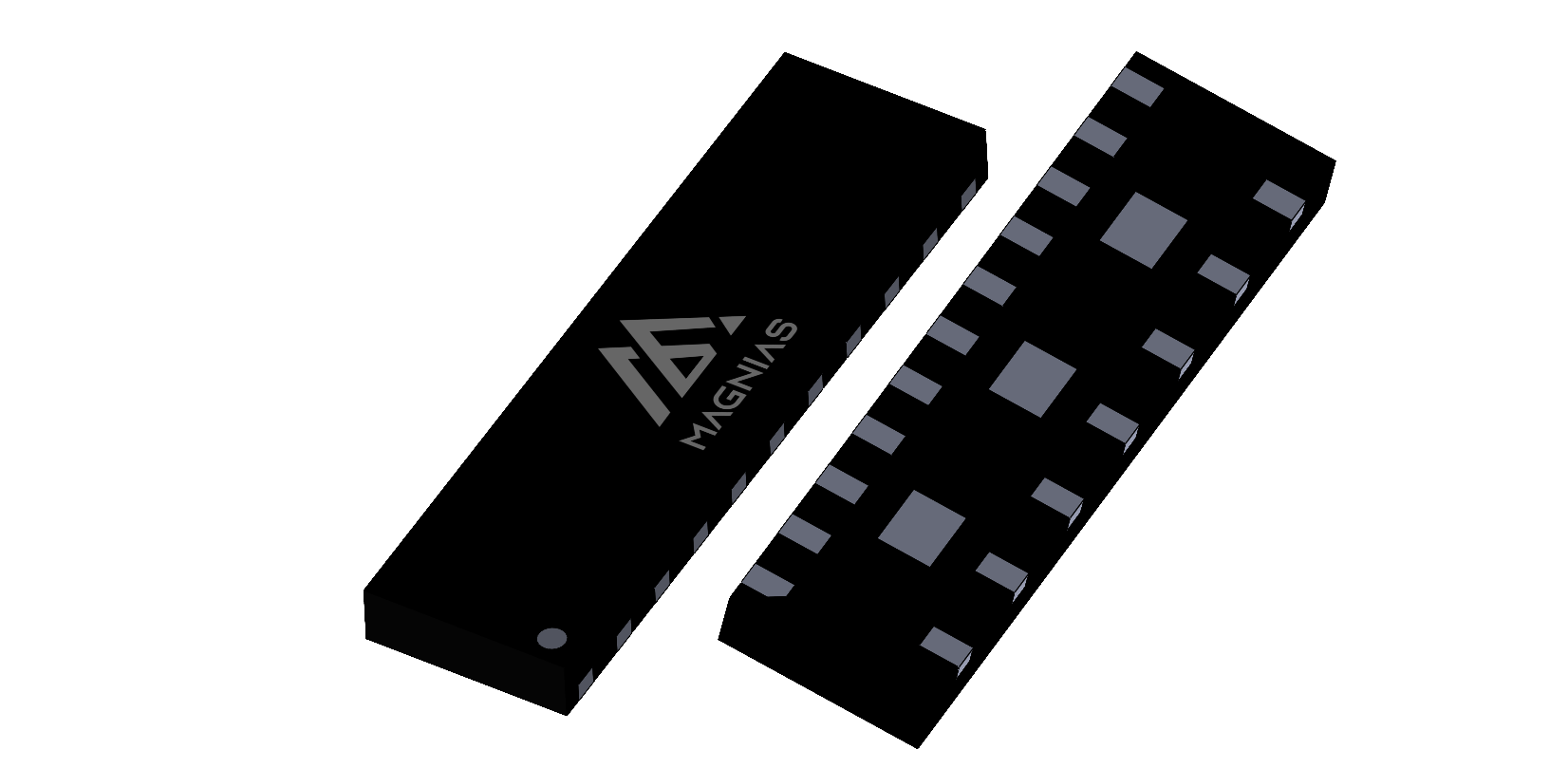 DFN5515-18L 3D package render