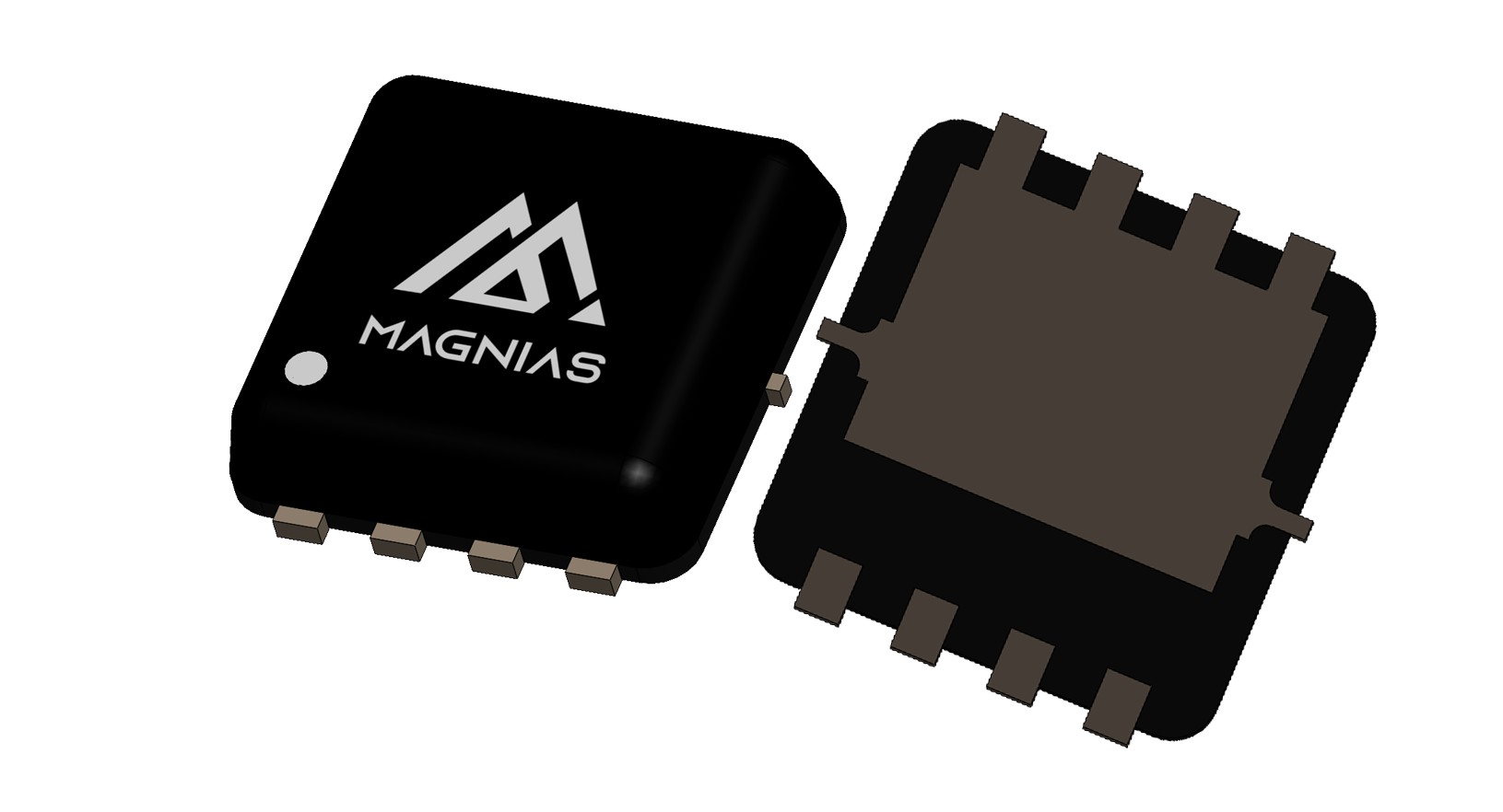 PDFN3333-8L 3D package render