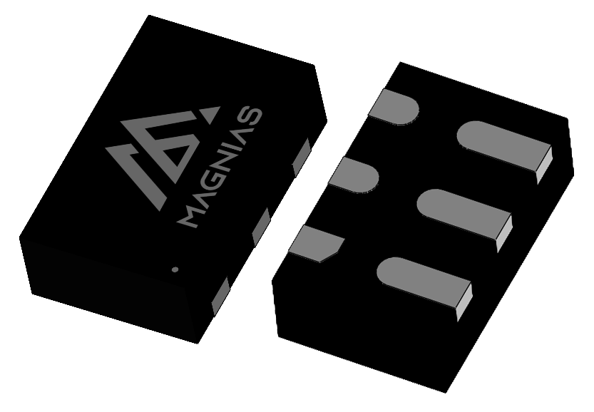 QFN2.0x2.0-12L 3D package render