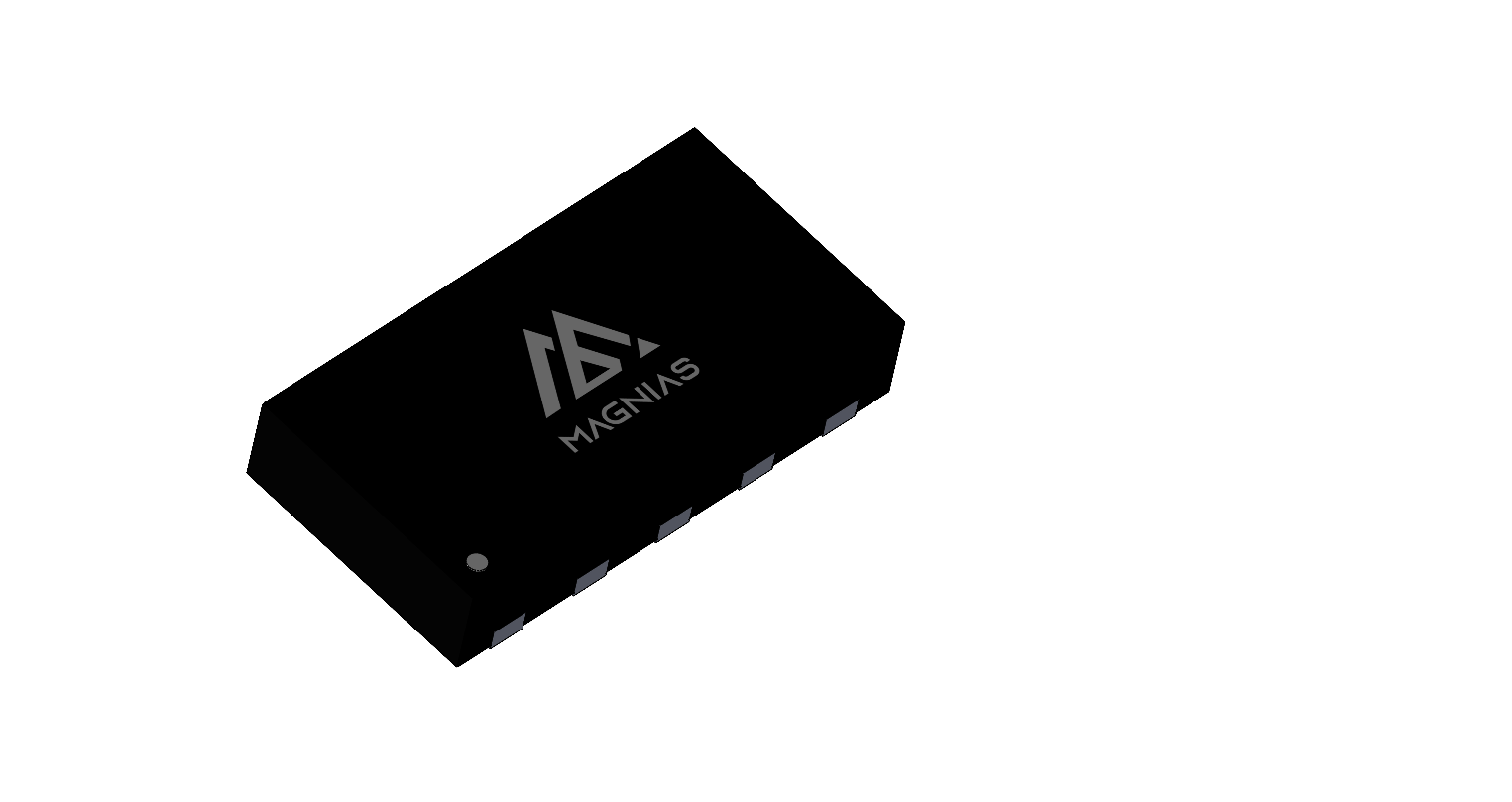 WQFN2.5x2.5-16L 3D package render