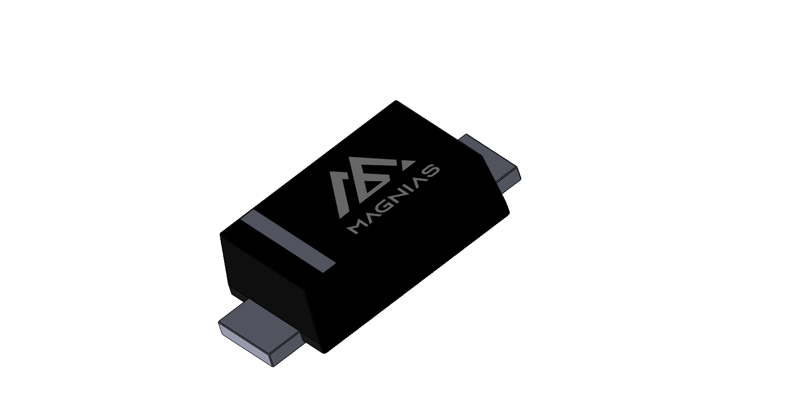 SOD923 3D package render