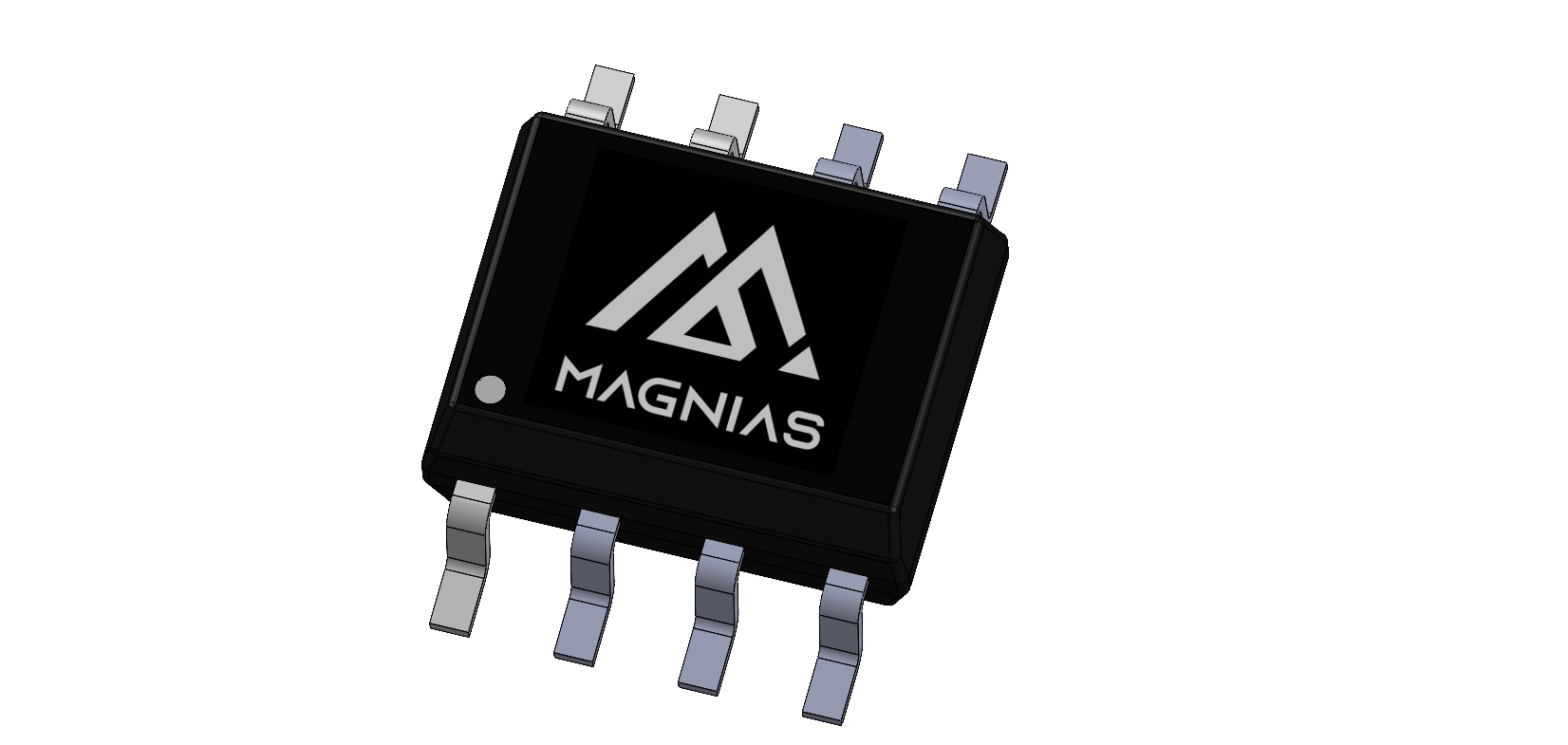 SOP-8/TDF3X3-10L 3D package render